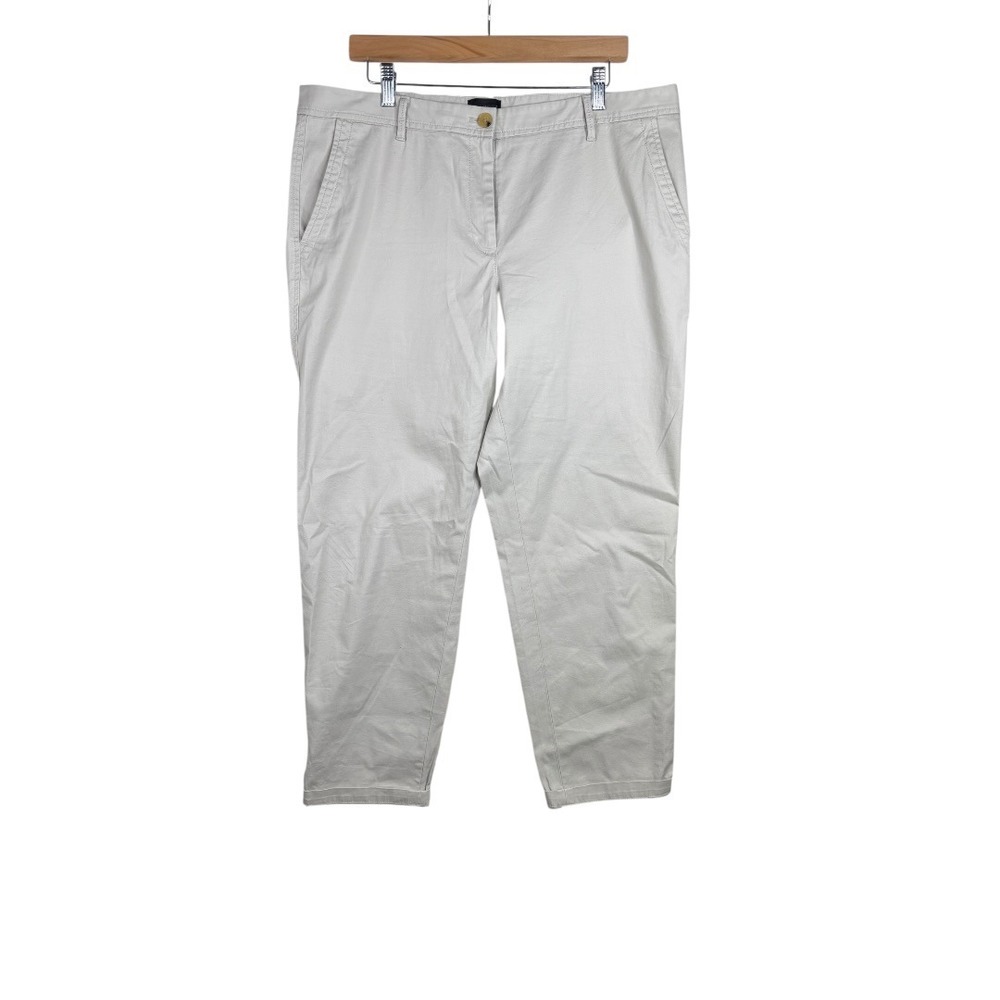 Classic Women's Cotton Chino Pants - White